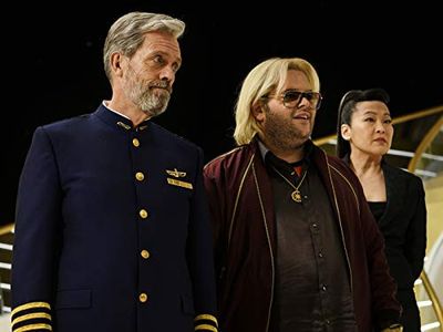 Hugh Laurie, Suzy Nakamura, and Josh Gad in Avenue 5 (2020)