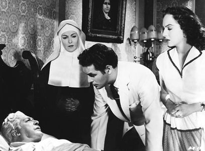 José Baviera, Gloria Marín, Jorge Mistral, and Martha Roth in The Right to Be Born (1952)