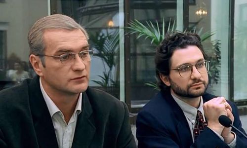 Aleksandr Baluev and Maksim Stishov in Zatvornik (2000)