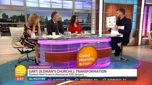 Iain Lee, Piers Morgan, Kate Garraway, and Susanna Reid in Good Morning Britain (2014)