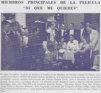 Francisco Ariza, Paul Ellis, Martin Garralaga, Ramiro Gómez Kemp, William J. Kelly, George J. Lewis, Azucena Maizani, Wi