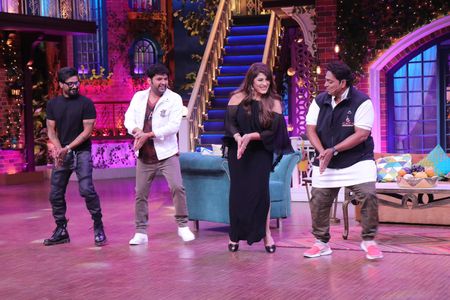 Archana Puran Singh, Ganesh Acharya, Remo D'Souza, and Kapil Sharma in The Kapil Sharma Show: Welcome The Dance Masters 