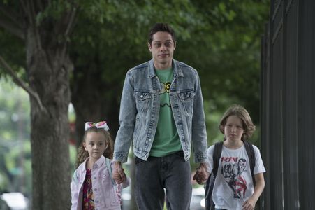 Pete Davidson, Alexis Rae Forlenza, and Luke David Blumm in The King of Staten Island (2020)