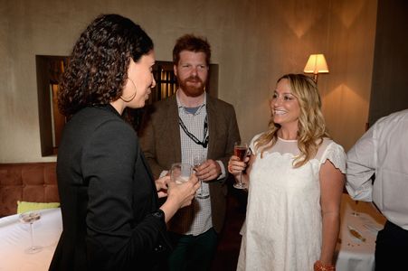 IMDb's Yasmine Hanani, AFI Fest's Lane Kneedler and IMDb's Emily Glassman attends the IMDB's 2013 Cannes Film Festival D