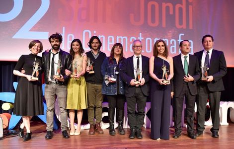 Ana Belén, Isabel Coixet, Núria Prims, Thierry Frémaux, David Verdaguer, Carlos Marques-Marcet, and Carla Simón at an ev