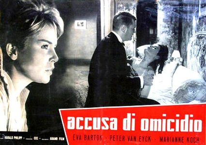 Eva Bartok, Susanne Cramer, and Peter van Eyck in Blind Justice (1961)