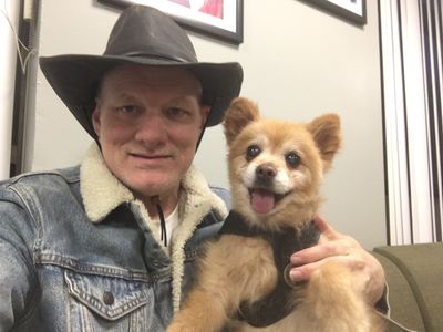 Daddy rescued Teddy Bear from Moriches Bay wetlands (Hamptons) in June 2016. 