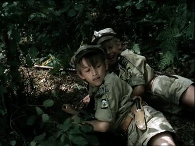 Bartosz Hajncz and Marcin Kowalczyk in Czarne stopy (1987)