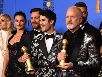 Penélope Cruz, Ricky Martin, Judith Light, Ryan Murphy, and Darren Criss at an event for The 76th Annual Golden Globe Aw