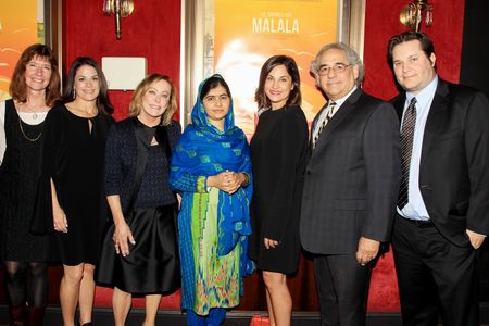 Malala Yousafzai at an event for He Named Me Malala (2015)