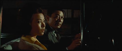 Miyuki Kuwano and Kyû Sazanka in Cruel Story of Youth (1960)