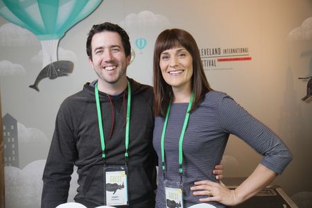 Dorien Davies and Kenny Stevenson at the 2012 Clevleand International Film Festival for the world premier of 