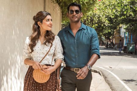 Vishal and Raashi Khanna in Ayogya (2019)