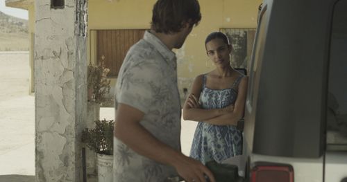 María Gabriela de Faría and Shawn Lock in Crossing Point (2016)