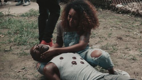 Still of Kenneth L. Browning and Eboni Hogan in The People Get Tired of Dying.