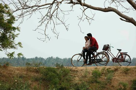 Dulquer Salmaan and Aishwarya Rajesh in Jomon's Gospels (2017)