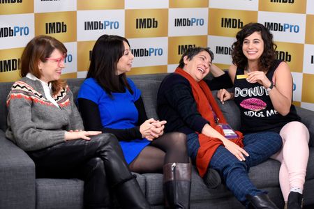 Illeana Douglas, Joey Soloway, Jessie Kahnweiler, and Rebecca Odes at an event for The IMDb Studio at Sundance (2015)