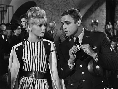 Marlon Brando and Susanne Cramer in Bedtime Story (1964)