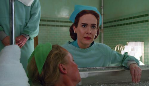 Sarah Paulson and Annie Starke in Ratched (2020)