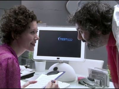 Kenny Hotz and Shauna MacDonald in Testees (2008)