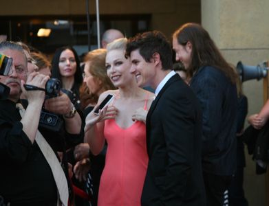 Marc Senter and Emilie Autumn at premier for The Devils Carnival: Alleluia