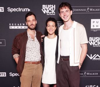 Ember Part 2 at the Bushwick Film Festival L to R Daniel Chichagov, Leah Doz, Augustus Oicle