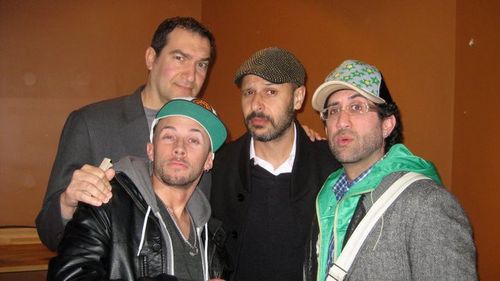 With actor/writer Sean Owen Roberts, FX guru/Bafta Winner/Oscar Nom. Habib Zargarpour, and actor/comedian/writer, Maz Jo