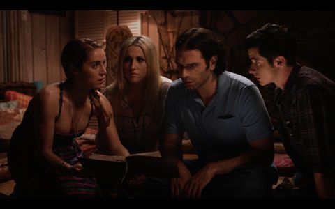 Ben Morrison, Lola Kelly, Michael Palladino, and Laura Kirchner in The Ouija Exorcism (2015)