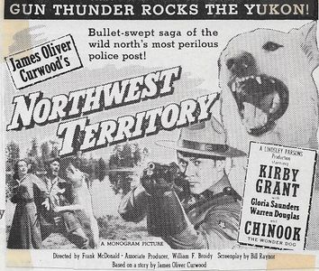 Kirby Grant, Gloria Saunders, and Chinook in Northwest Territory (1951)