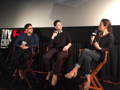 Guy Kent and Angad Aulakh attend the New York Film Critics Screening for Autumn Lights