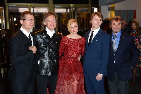 Elizabeth Banks, Paul Dano, and Bill Pohlad at an event for Love & Mercy (2014)