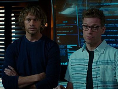 Eric Christian Olsen and Barrett Foa in NCIS: Los Angeles (2009)