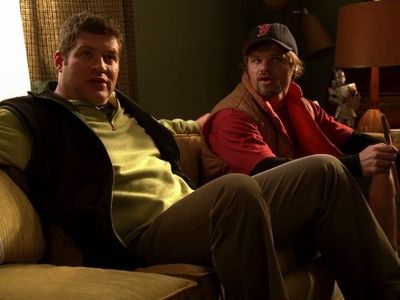 Brad William Henke and Evan Jones in October Road (2007)