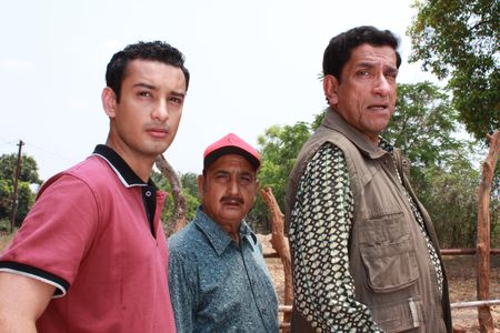 Sabyasachi Chakrabarty, Bibhu Bhattacharya, and Saheb Bhattacharjee in Royal Bengal Rahasya (2011)