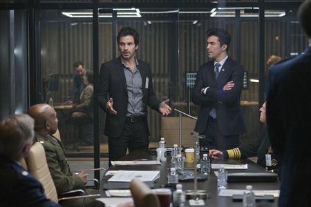 Santiago Cabrera and Ian Anthony Dale in Salvation (2017)