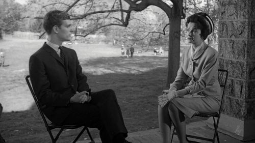 Keir Dullea and Neva Patterson in David and Lisa (1962)