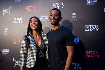 Donnabella Mortel and Kevin L. Walker attending the premiere of the movie, Ditch Party (2015)