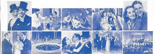 Edgar Bergen, Kenny Baker, Phil Baker, Bobby Clark, Helen Jepson, Andrea Leeds, Ella Logan, Adolphe Menjou, Al Ritz, Har