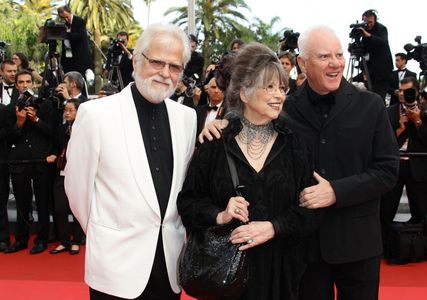 Malcolm McDowell, Jan Harlan, and Christiane Kubrick at an event for The Skin I Live In (2011)