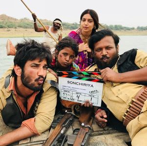 Sushant Singh Rajput and Bhumi Pednekar in Sonchiriya (2019)