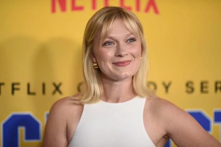 Katie Locke O'Brien at the Blockbuster Premiere for Netflix