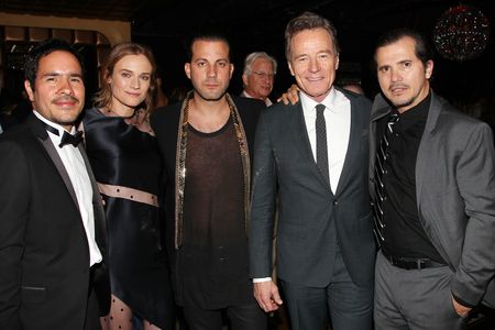 John Leguizamo, Benjamin Bratt, Bryan Cranston, Brad Furman, Diane Kruger, and Juan Cely at an event for The Infiltrator