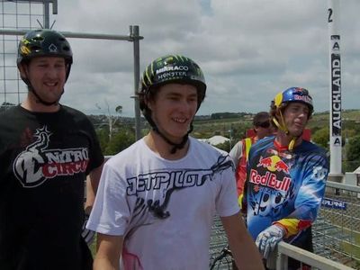 Travis Pastrana and Jim DeChamp in Nitro Circus Live (2011)