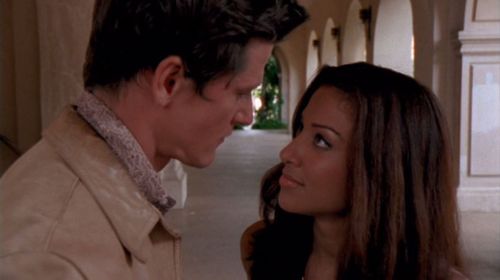 Idalis DeLeon and Vincent Ventresca in The Invisible Man (2000)