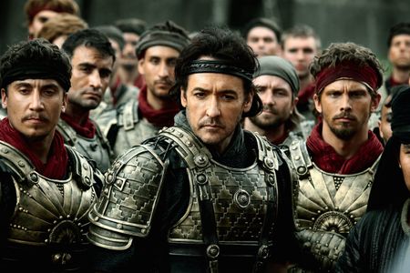 John Cusack and Paul Philip Clark in Dragon Blade (2015)