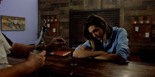 Steve Meier and Michaela Myers in The Repossession (2019)