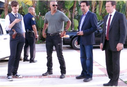 Mathew Gray Gubler, Shemar Moore, Joe Mantegna, Michael Raynor, 