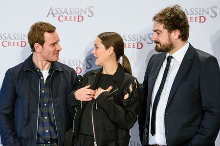 Marion Cotillard, Justin Kurzel, and Michael Fassbender at an event for Assassin's Creed (2016)