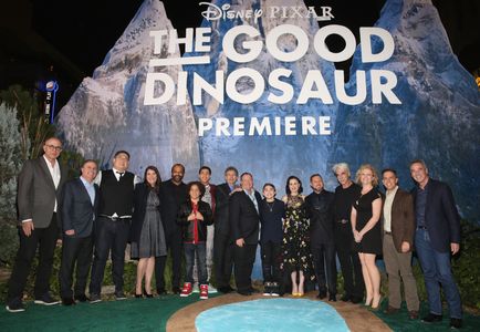 Sam Elliott, Anna Paquin, John Lasseter, A.J. Buckley, Alan F. Horn, Morris Jack, Meg LeFauve, Jim Morris, Denise Ream, 