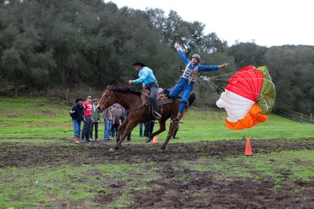 Dave England, Johnny Knoxville, Gary Leffew, Loomis Fall, Preston Lacy, and Judd Leffew in Jackass 3.5 (2011)